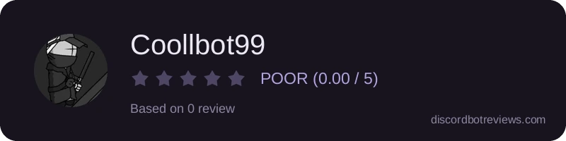 Rating banner for Coollbot99