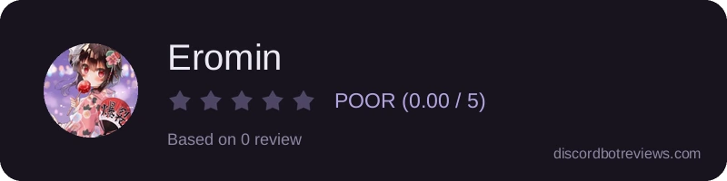 Rating widget preview for Eromin
