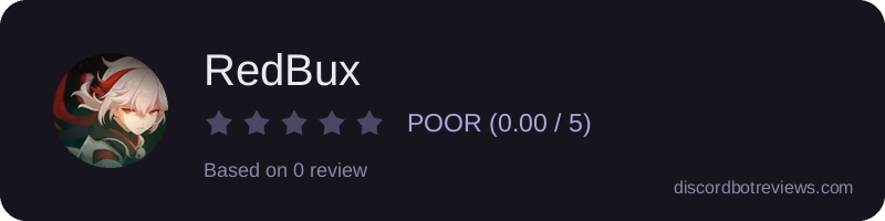 Rating widget preview for RedBux