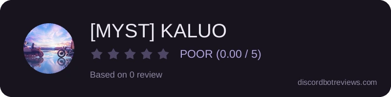 Rating widget preview for [MYST] KALUO