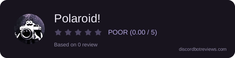 Rating widget preview for Polaroid!