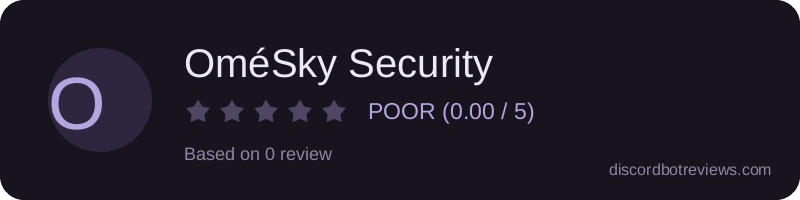 Rating widget preview for OméSky Security