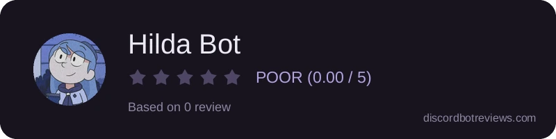 Rating banner for Hilda Bot