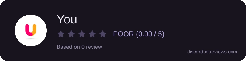 Rating widget preview for You