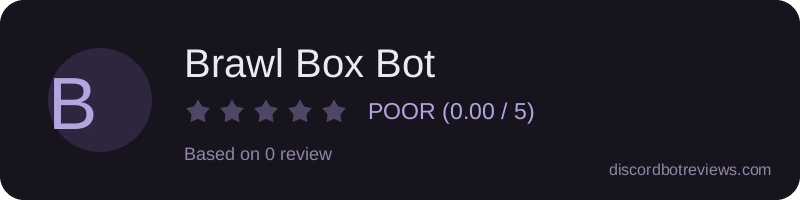 Rating widget preview for Brawl Box Bot