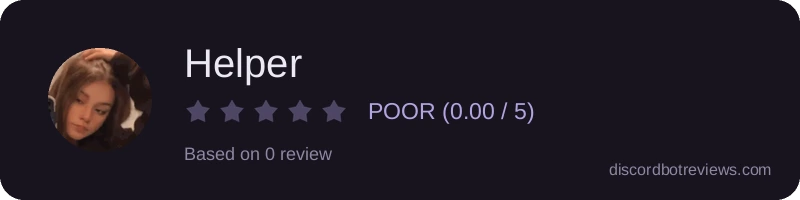 Rating banner for Helper