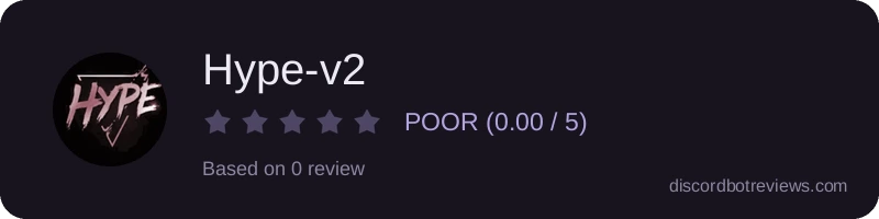 Rating widget preview for Hype-v2