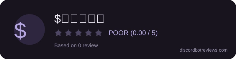 Rating widget preview for $𝘓𝘌𝘈𝘡𝘌