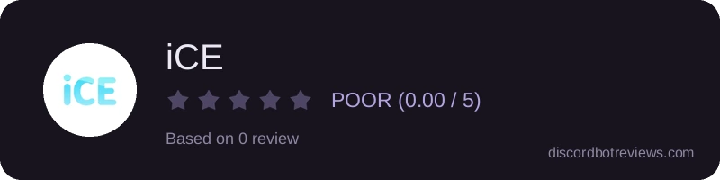 Rating widget preview for iCE