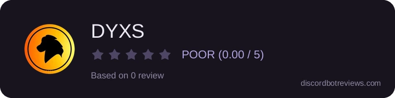 Rating banner for DYXS
