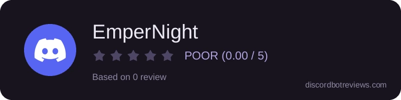 Rating widget preview for EmperNight