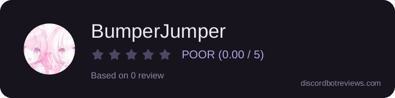 Rating widget preview for BumperJumper