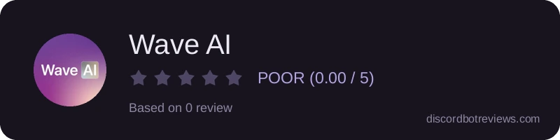 Rating widget preview for Wave AI