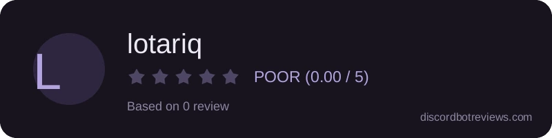 Rating widget preview for lotariq