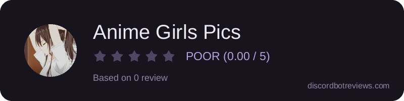 Rating widget preview for Anime Girls Pics