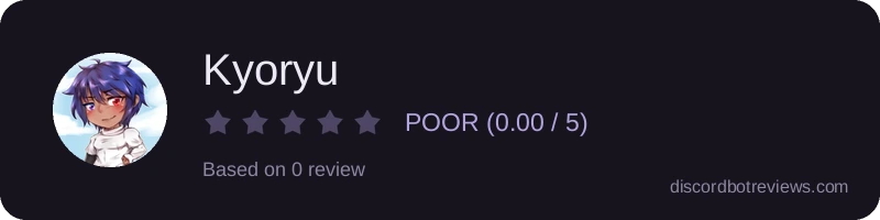 Rating widget preview for Kyoryu