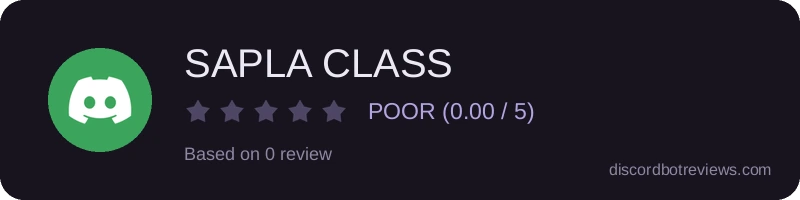 Rating widget preview for SAPLA CLASS