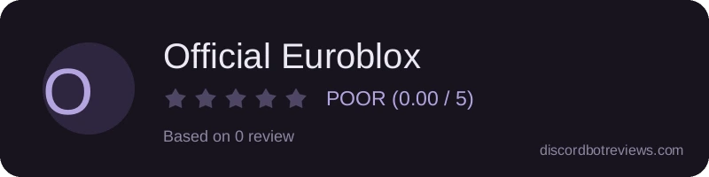 Rating widget preview for Official Euroblox 