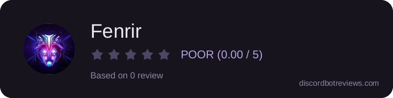 Rating widget preview for Fenrir