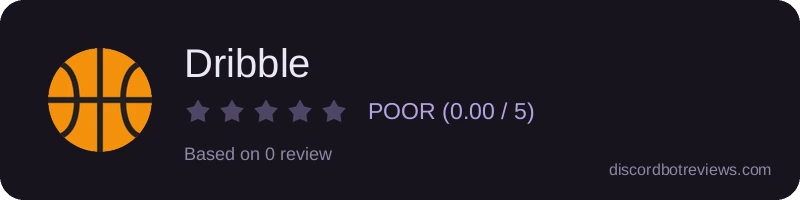 Rating widget preview for Dribble