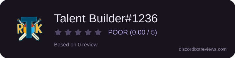 Rating widget preview for Talent Builder#1236
