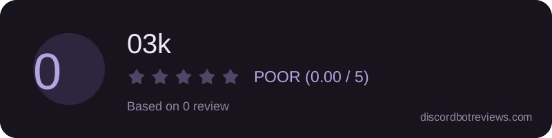 Rating widget preview for 03k