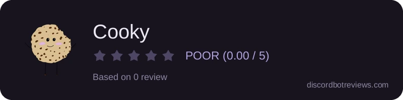 Rating widget preview for Cooky