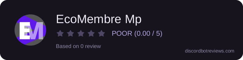 Rating widget preview for EcoMembre Mp