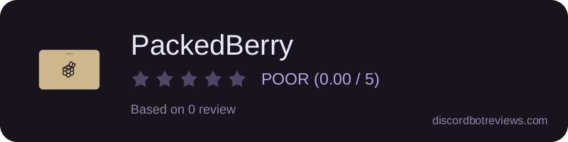 Rating widget preview for PackedBerry