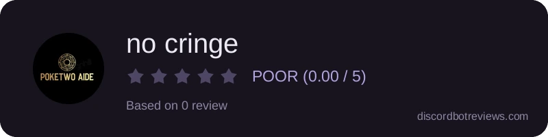Rating widget preview for no cringe