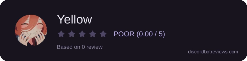 Rating banner for Yellow