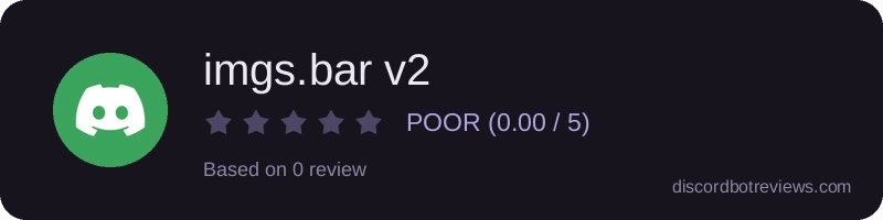 Rating widget preview for imgs.bar v2