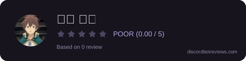 Rating banner for 佐藤 和真