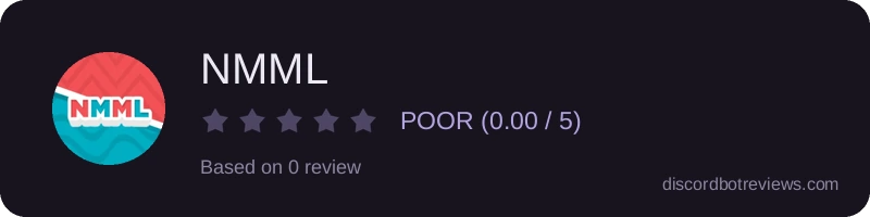 Rating widget preview for NMML