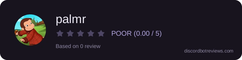 Rating widget preview for palmr