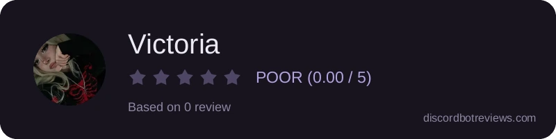 Rating widget preview for Victoria