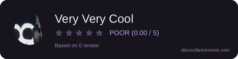 Rating widget preview for Very Very Cool