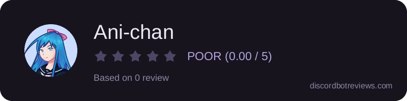 Rating widget preview for Ani-chan