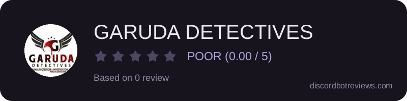 Rating widget preview for GARUDA DETECTIVES 