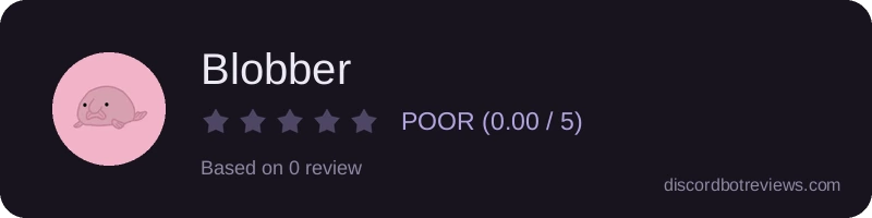 Rating widget preview for Blobber