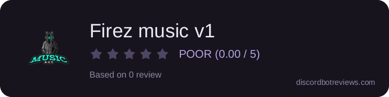 Rating widget preview for Firez music v1