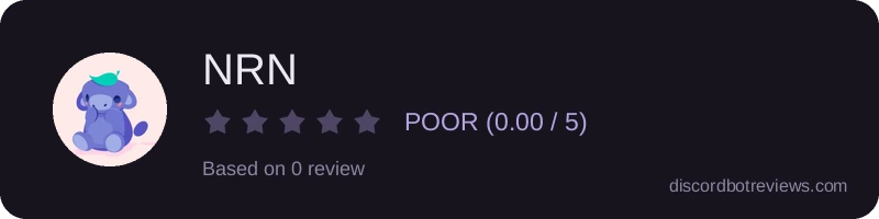 Rating widget preview for NRN