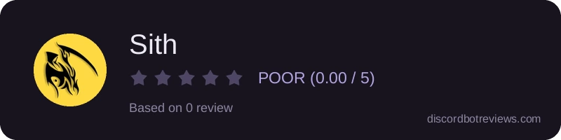 Rating widget preview for Sith