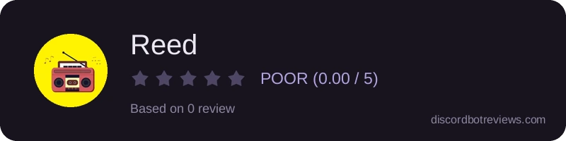 Rating widget preview for Reed 