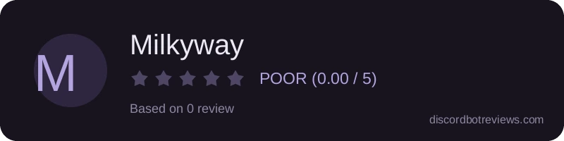 Rating banner for Milkyway