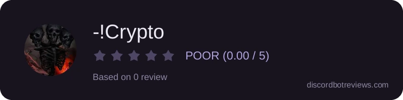 Rating widget preview for -!Crypto