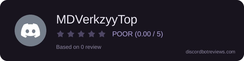 Rating banner for MDVerkzyyTop