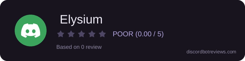 Rating widget preview for  Elysium