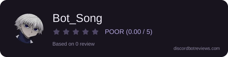 Rating widget preview for Bot_Song