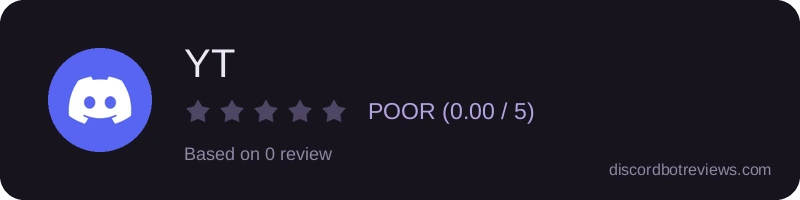Rating widget preview for YT
